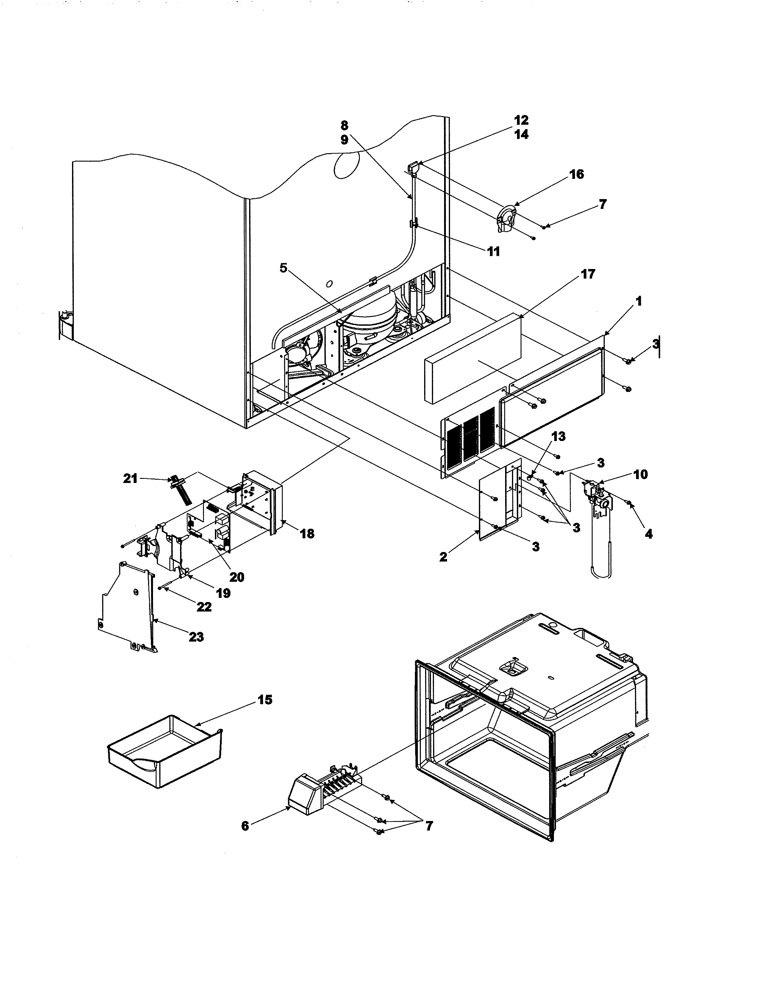 Cabinet back