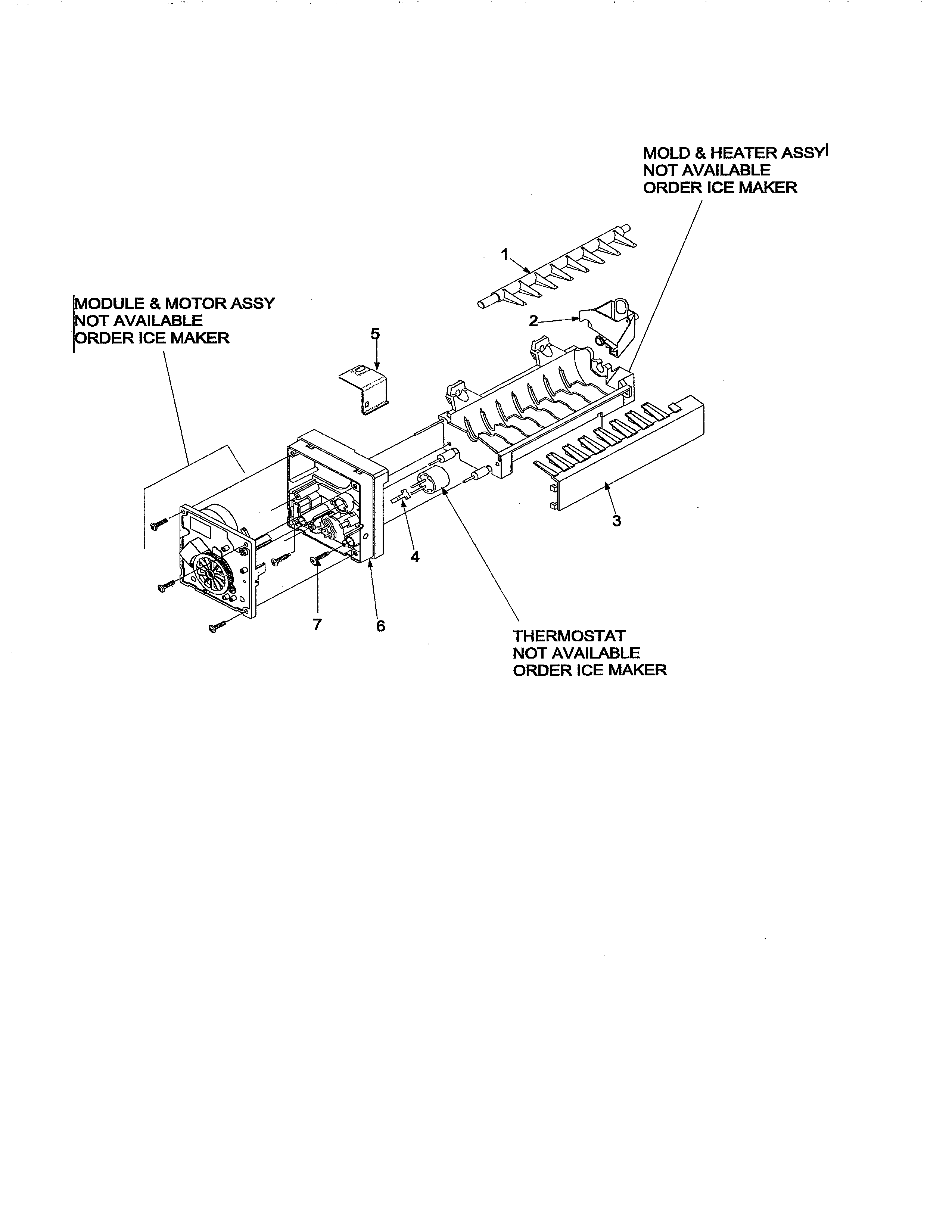 Ice maker 61005508