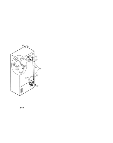 Valve & water tube parts