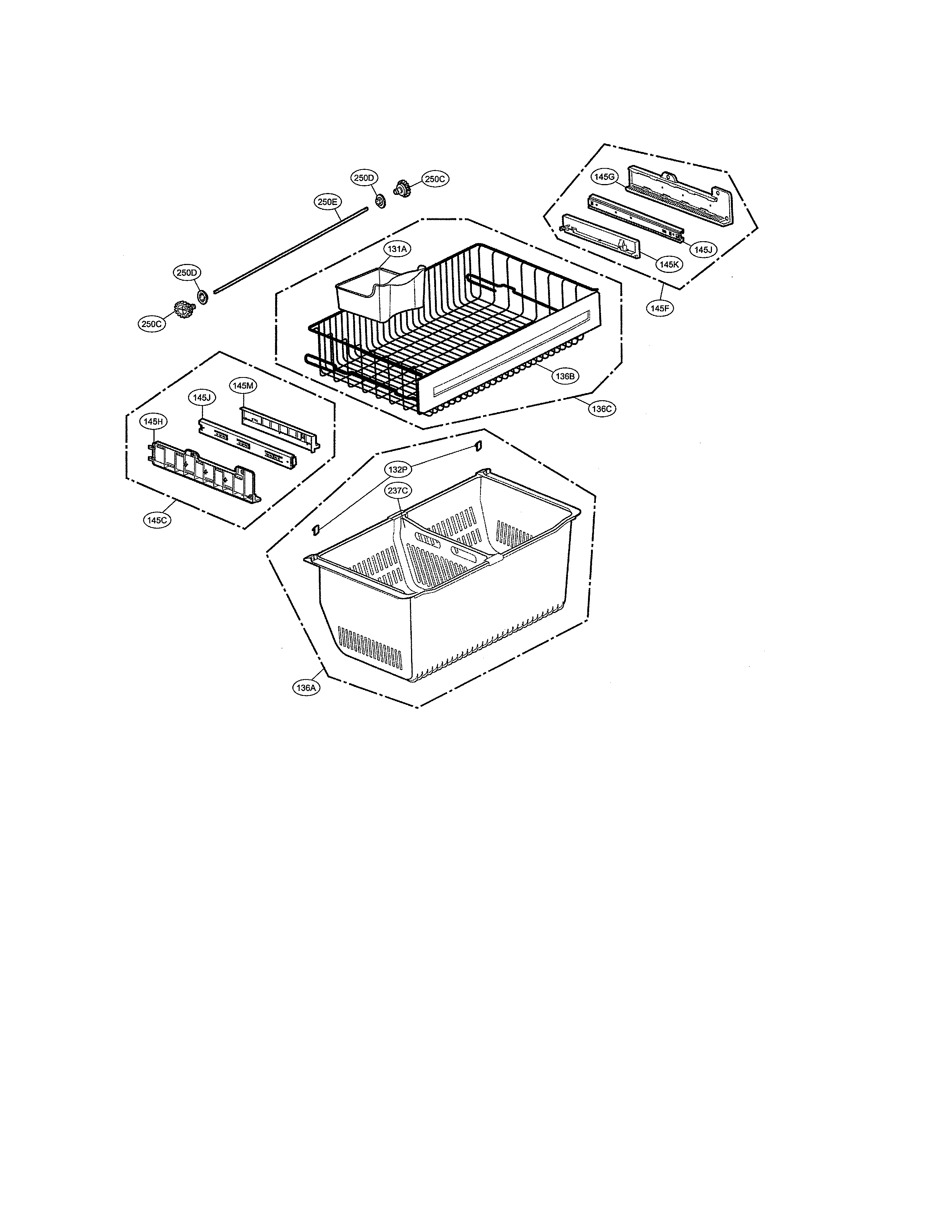 Freezer parts