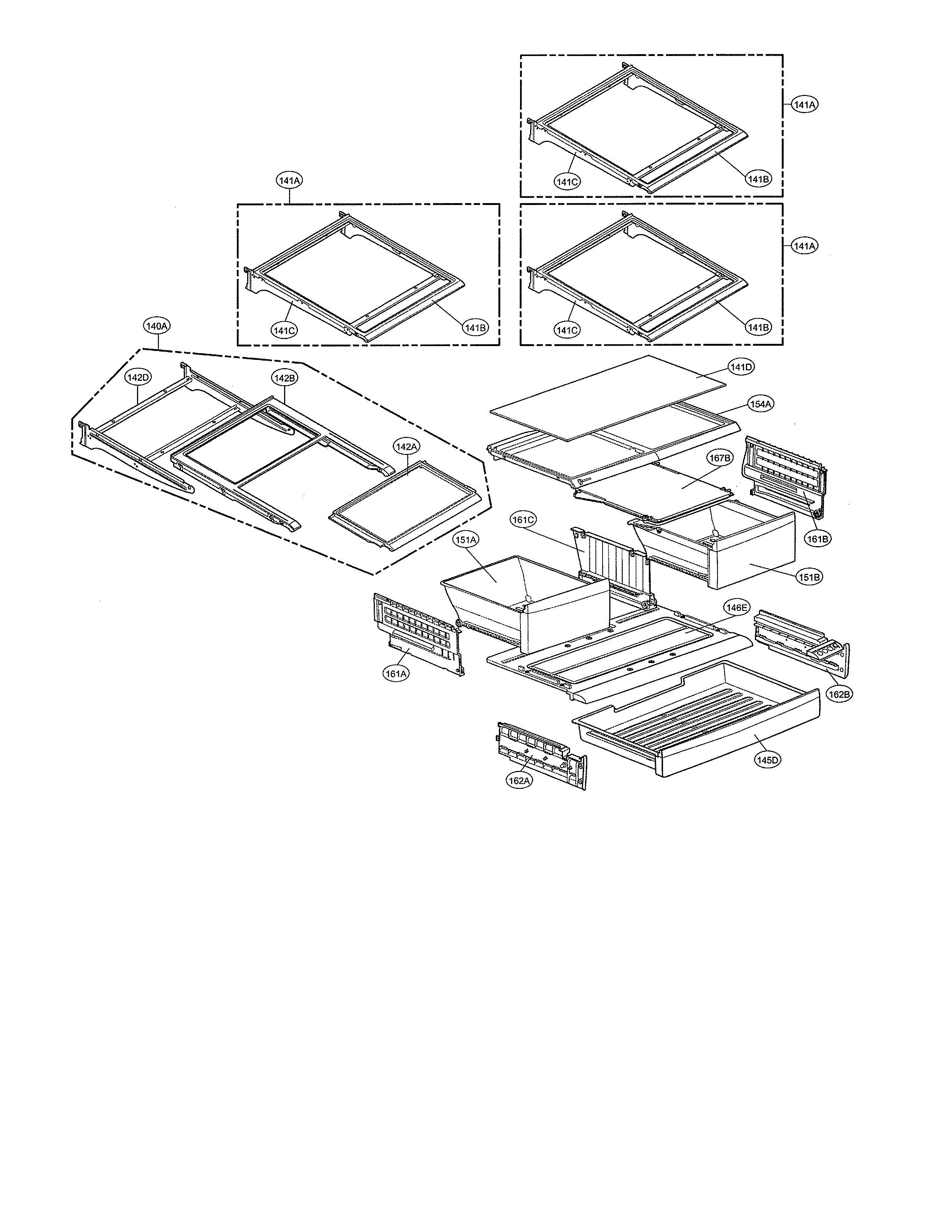 Refrigerator parts