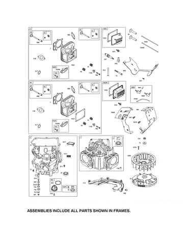 Head-cylinder/sump