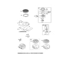 Craftsman 917370925 blower housing/starter-rewind diagram