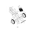 Craftsman 917773745 engine/tire assembly diagram