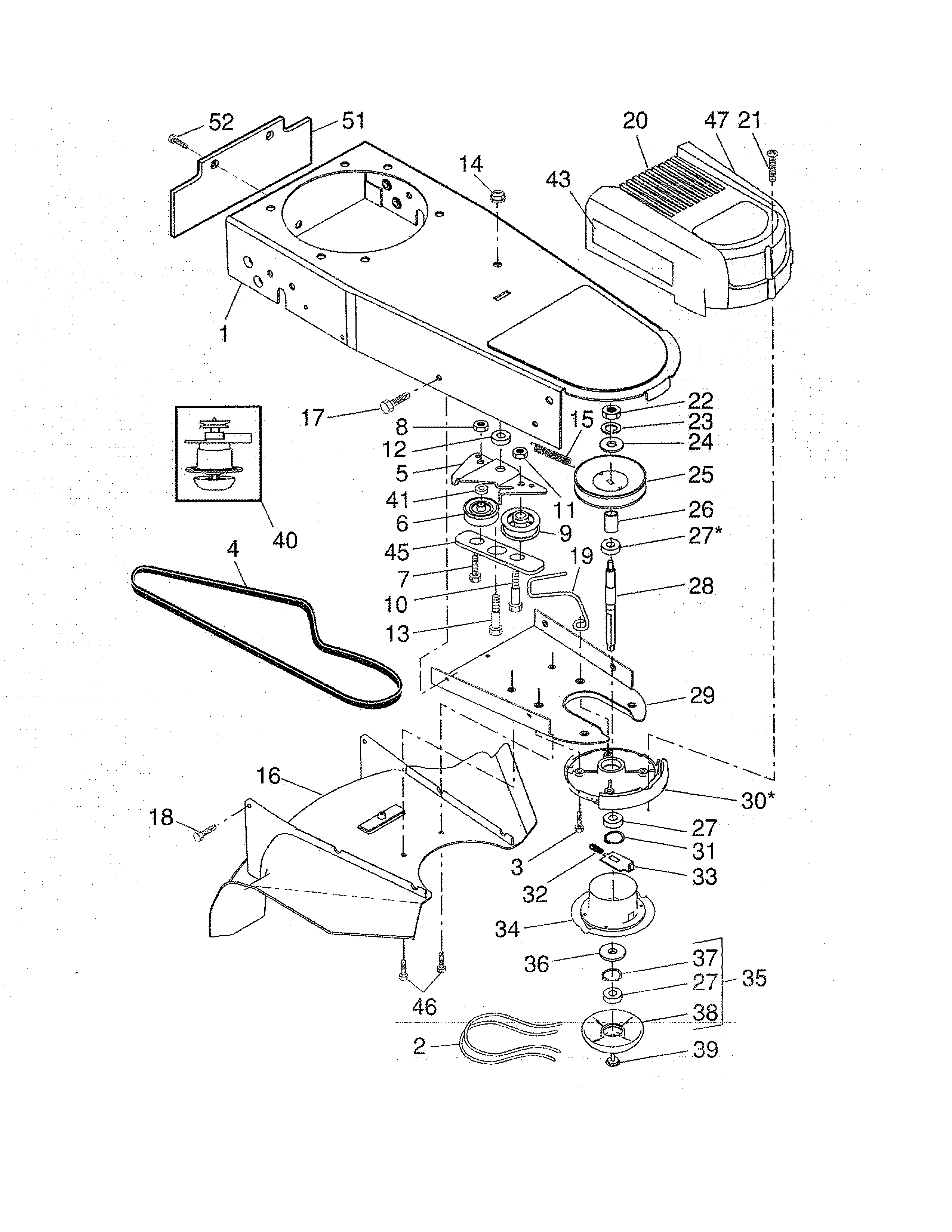 Chassis/belt