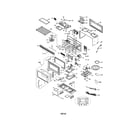 GE JVM1650BB005 microwave diagram