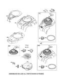 Blower housing/flywheel