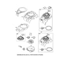 Briggs & Stratton 093J02-0032-F1 blower housing/flywheel diagram