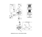 Briggs & Stratton 093J02-0032-F1 crankshaft/cylinder/sump diagram