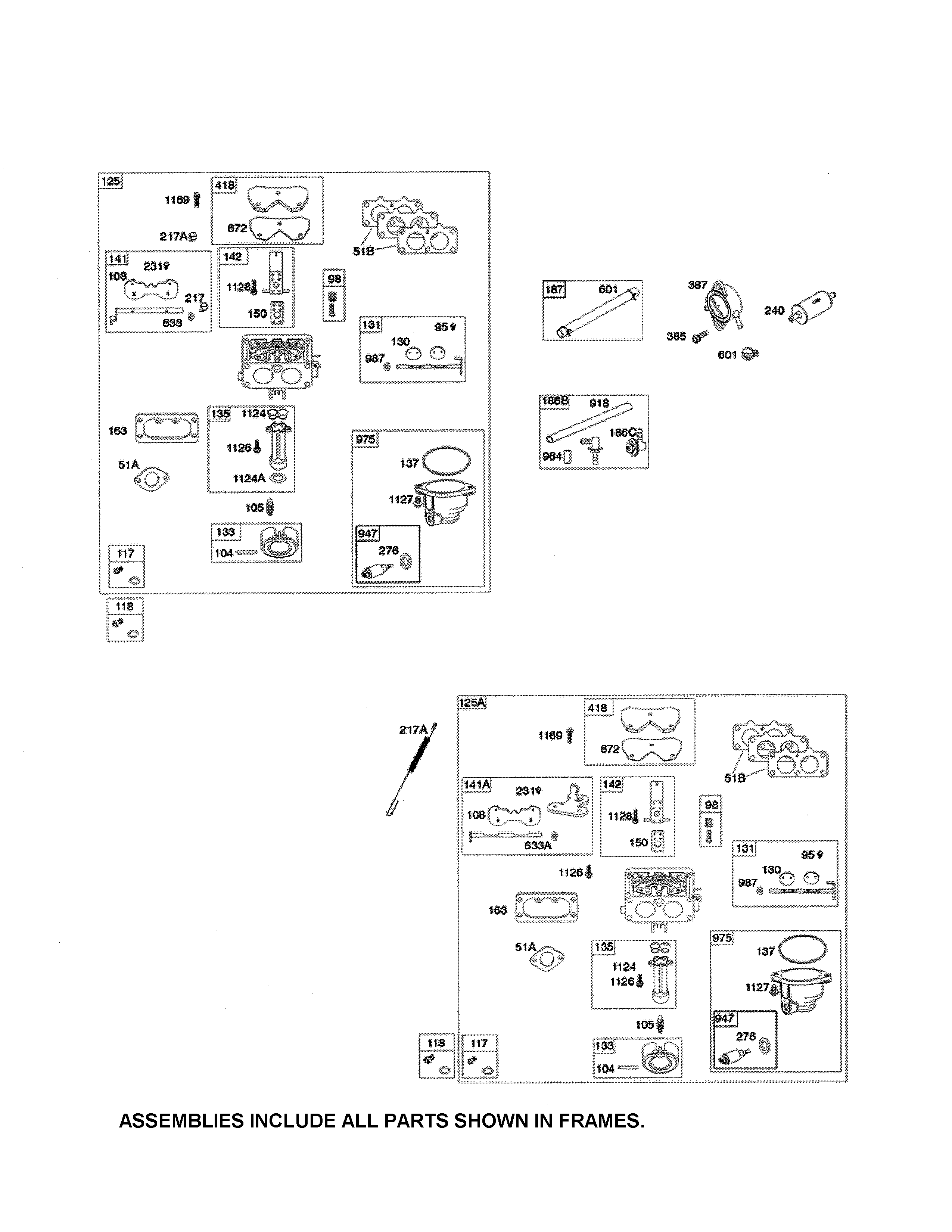 Carburetor/fuel supply
