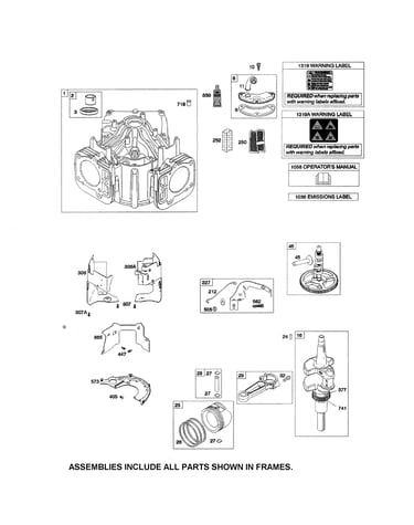 Cylinder/crankshaft