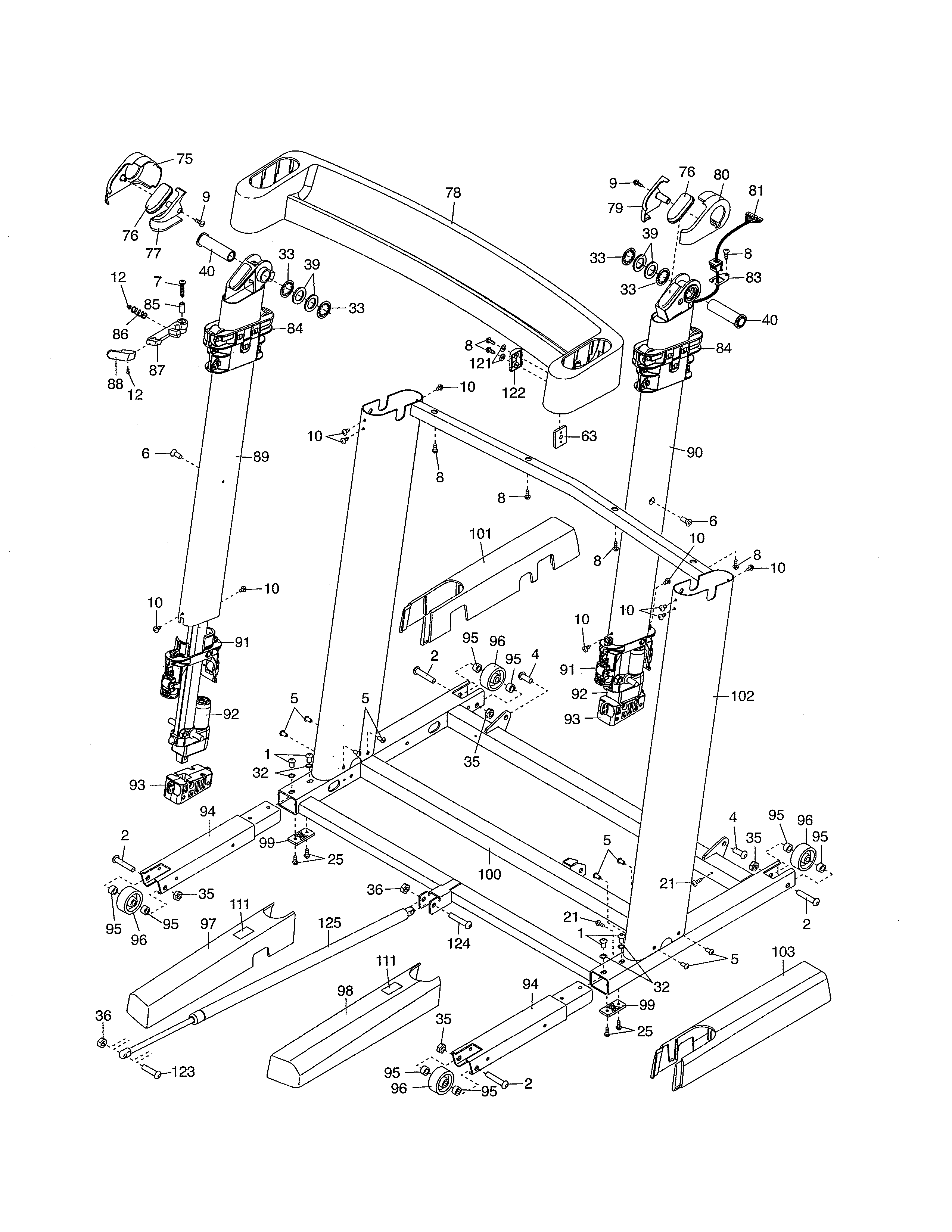 Uprights/base