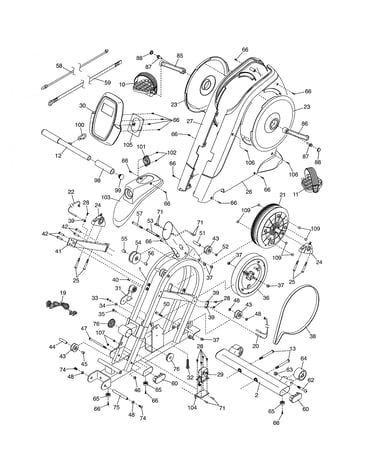 Pulleys/frame/discs