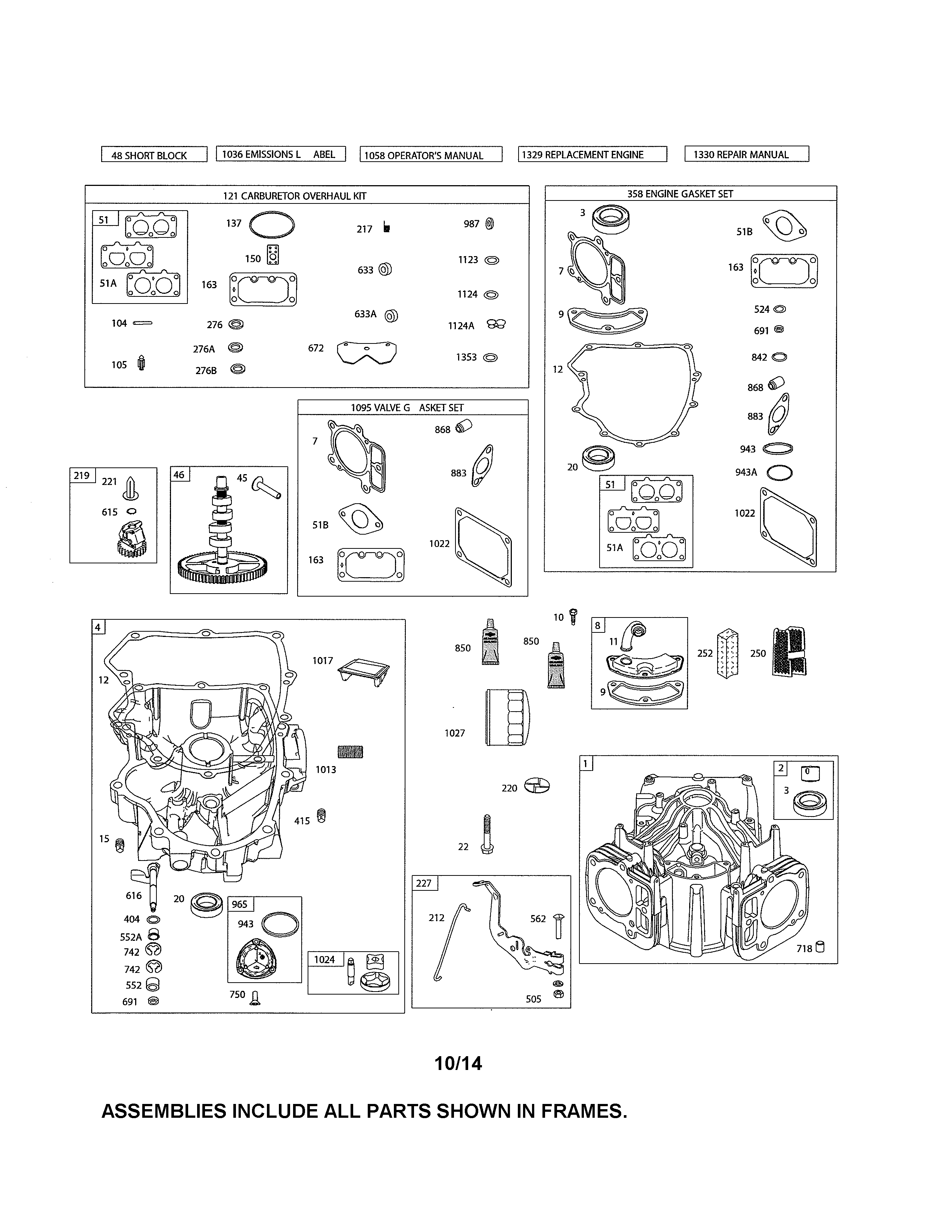 Cylinder/sump