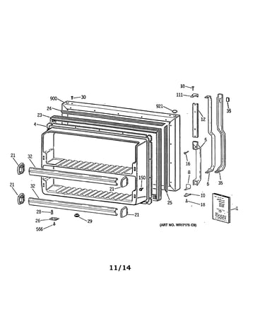 Freezer door`