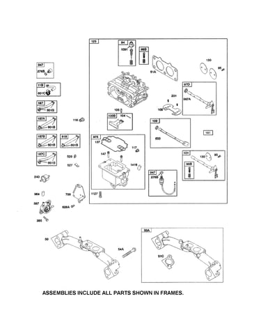 Carburetor/manifold-intake