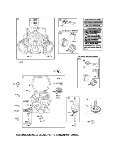 Cylinder head/sump