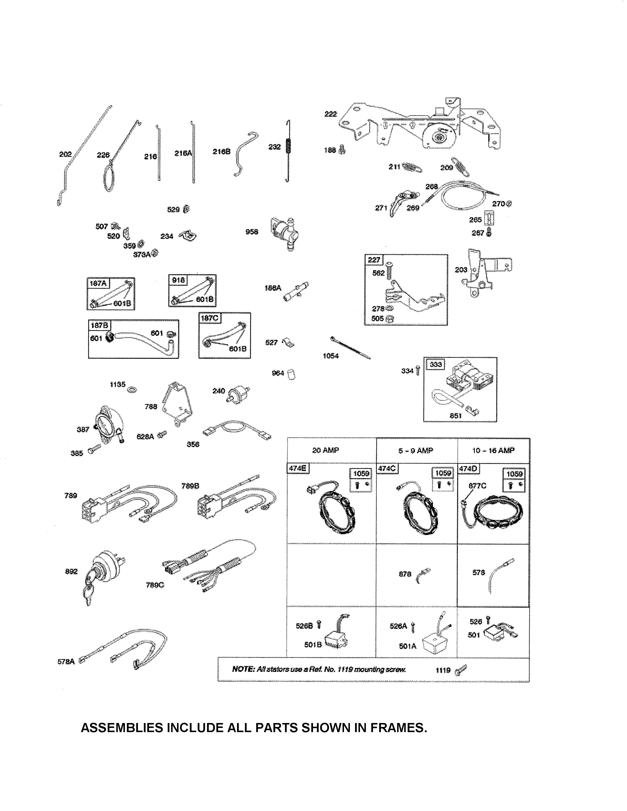 Alternator/control bracket