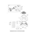 Briggs & Stratton 358777-0110-E1 blower housing/intake manifold diagram