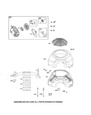 Blower housing/intake manifold