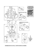 Cylinder/sump/crankshaft