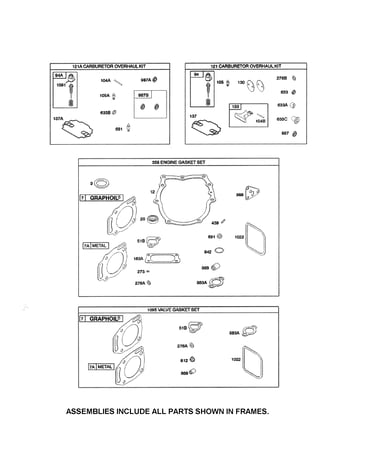 Gasket sets