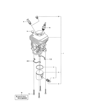 Cylinder piston