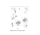 Briggs & Stratton 104M02-0001-F1 cylinder/sump/crankshaft diagram