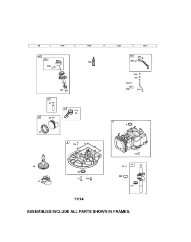 Cylinder/sump/crankshaft