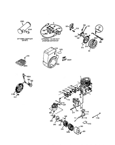 Carburetor/cylinder