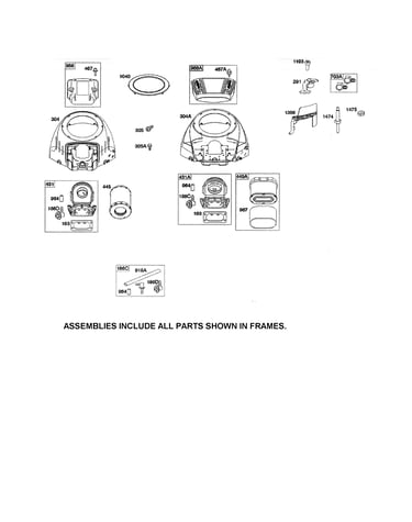 Blower housing/air cleaner