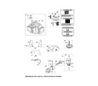MTD 17BKCACS099 cylinder/crankshaft/camshaft diagram