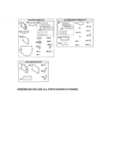 Gasket sets