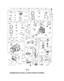 Cylinder/motor-starter/crankshaft