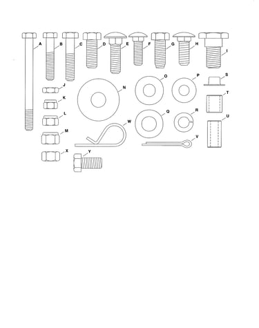 Full size hardware chart