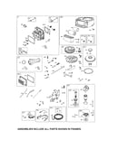 Head-cylinder/motor-starter/blower housing