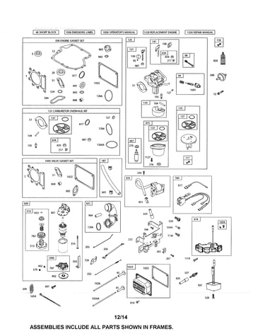 Carburetor/motor-starter