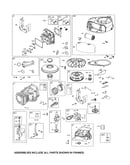 Head-cylinder/sump/blower housing