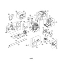 Short block/fuel tank/clutch cover