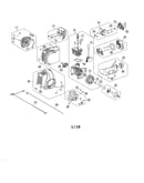 Short block/fuel tank/muffler