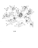 Short block/fuel tank/clutch cover