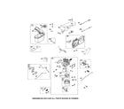 Briggs & Stratton 121S02-0011-F1 carburetor/fuel tank diagram
