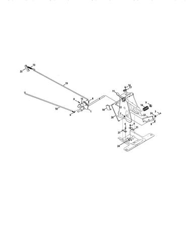 Brake pedal & rod