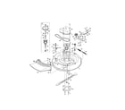Craftsman 247290000 deck/spindle pulley diagram