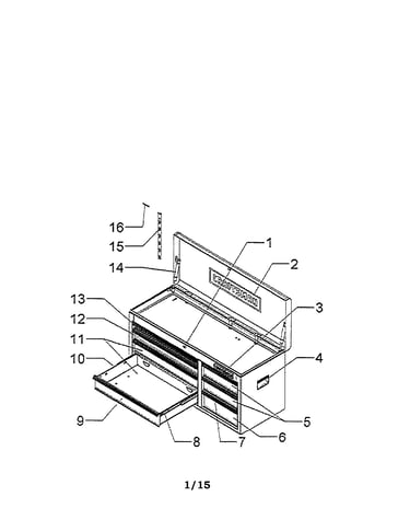 7 drawer chest