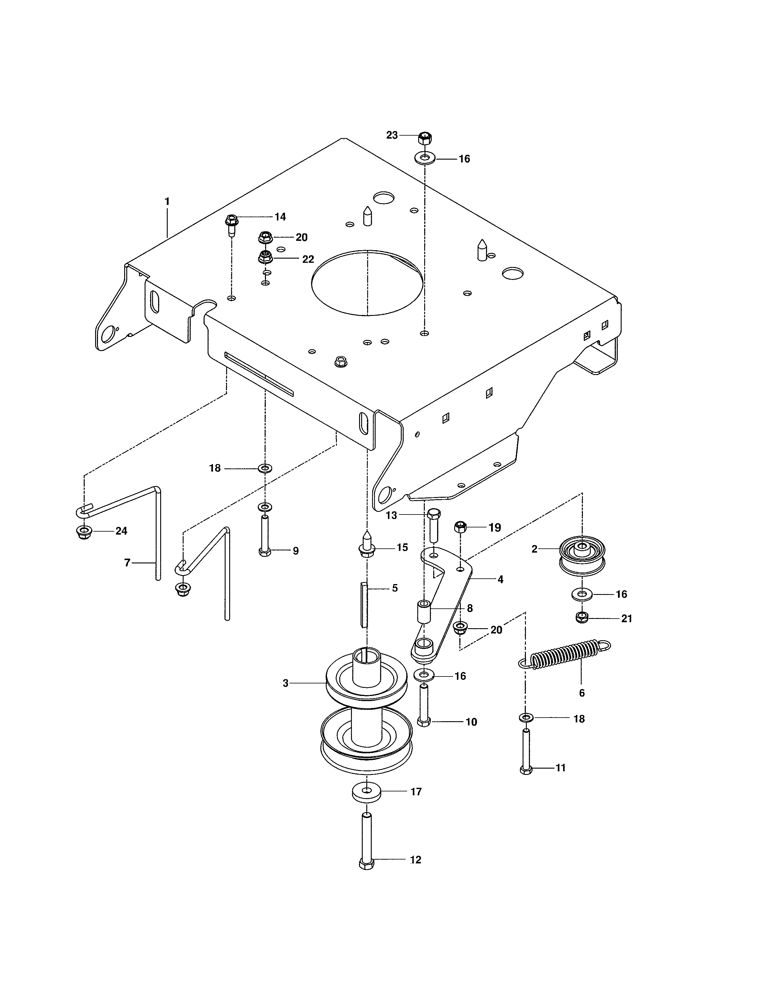 Engine plate
