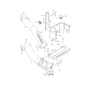 Husqvarna RZ3016 (966612301) mounts/chutes/weights diagram