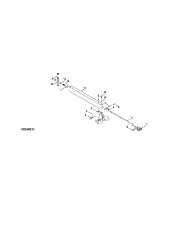 Fence/front block/locking lever