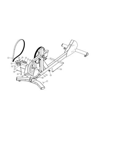 Drive belt/brake assembly