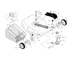 Husqvarna 96145000903 drive control/gear case/wheels diagram